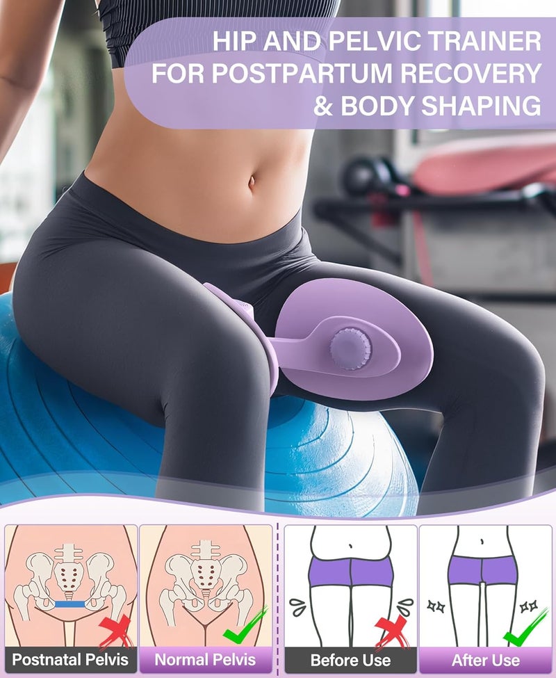 TINRIEF Kegel Exerciser, Pelvic Floor Muscle Exercise Devices for Women, Inner Thigh Exerciser Leg Workout Equipment Thigh Trainer for Male Hip Trimmer Inner Thigh Toner Workout - Image 4